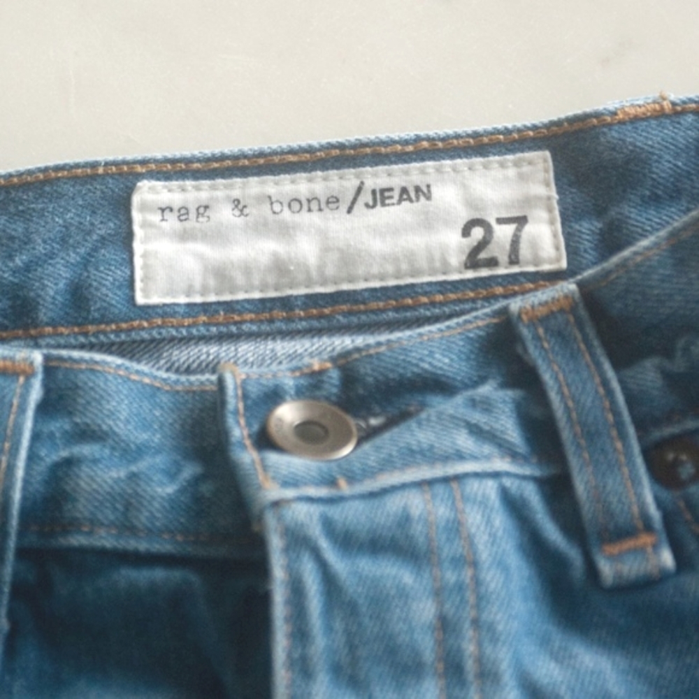 Rag & Bone Marilyn Reverse Selvedge Denim Button … - image 2